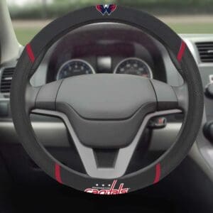 Washington Capitals Embroidered Steering Wheel Cover-15638