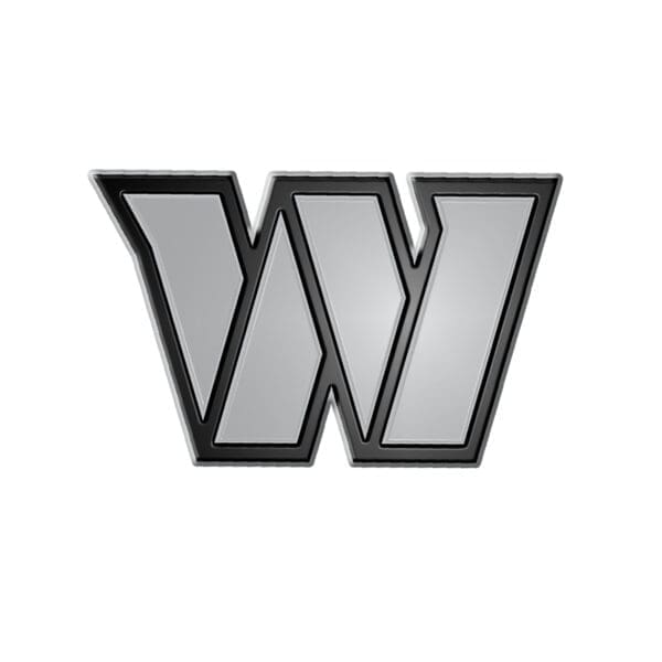 Washington Commanders 3D Chrome Metal Emblem 1