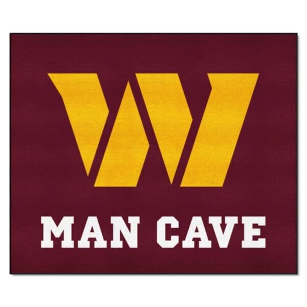Washington Commanders Man Cave Tailgater Rug 5ft. x 6ft 1 scaled