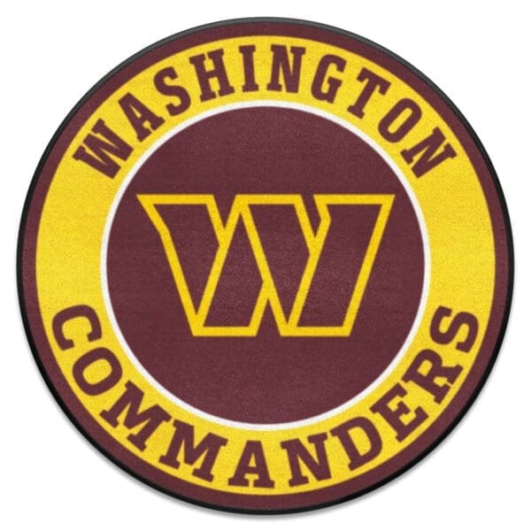 Washington Commanders Roundel Rug 27in. Diameter 1 scaled