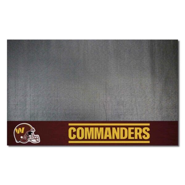 Washington Commanders Vinyl Grill Mat 26in. x 42in 1 scaled