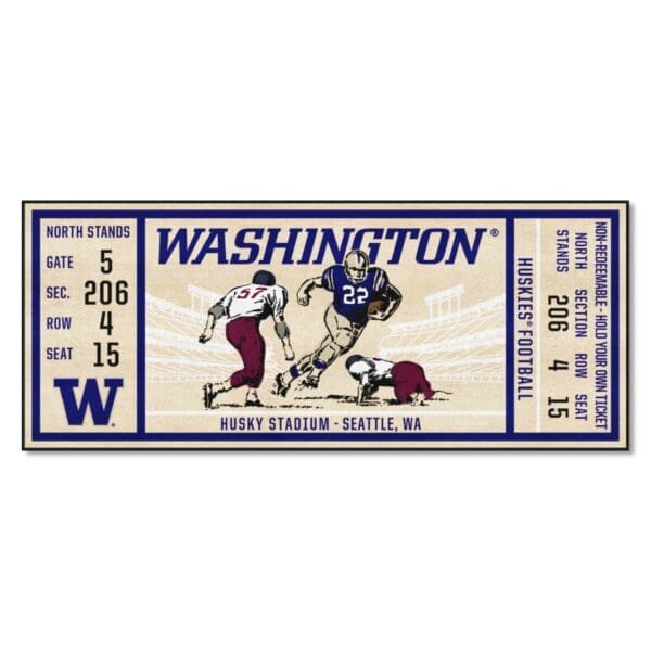 Washington Huskies Ticket Runner Rug 30in. x 72in 1 scaled
