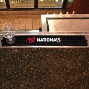 Washington Nationals Bar Drink Mat - 3.25in. x 24in.