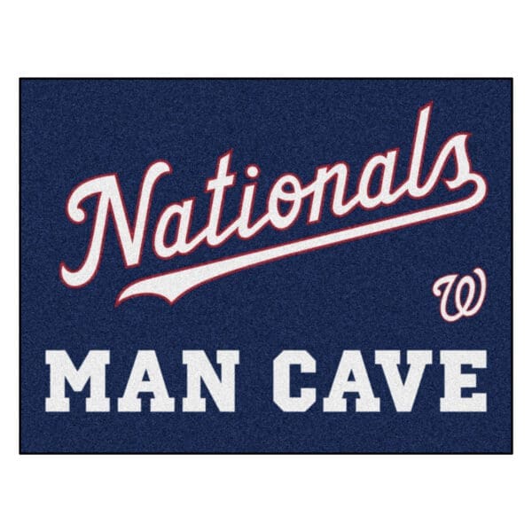 Washington Nationals Man Cave All Star Rug 34 in. x 42.5 in 1 1