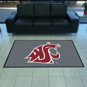 Washington State 4X6 High-Traffic Mat with Durable Rubber Backing - Landscape Orientation