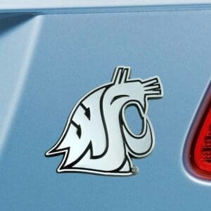Washington State Cougars 3D Chrome Metal Emblem