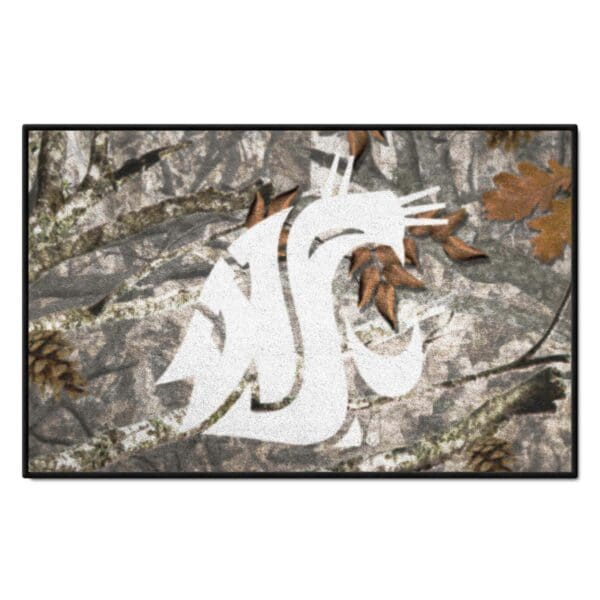 Washington State Cougars Camo Starter Mat Accent Rug 19in. x 30in 1 scaled