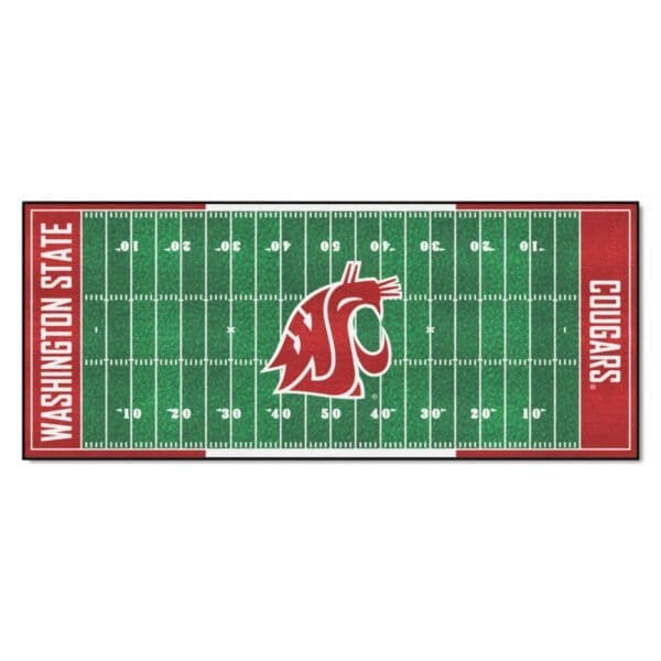 Washington State Cougars Field Runner Mat 30in. x 72in 1 scaled