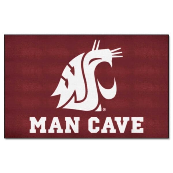Washington State Cougars Man Cave Ulti Mat Rug 5ft. x 8ft 1 scaled