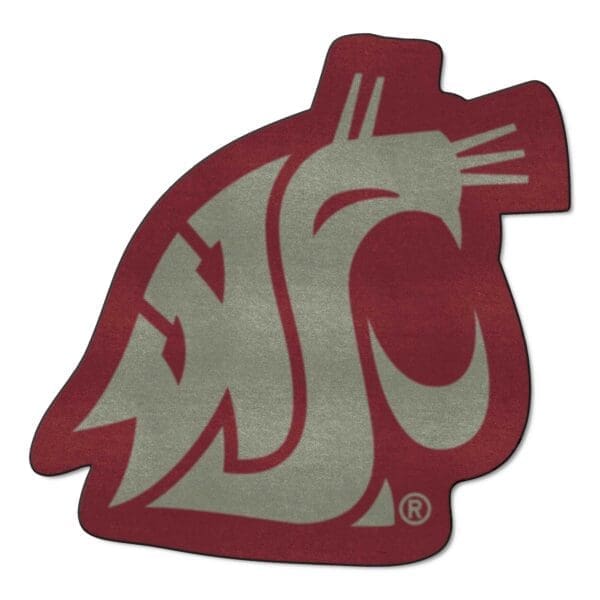 Washington State Cougars Mascot Rug 1 scaled