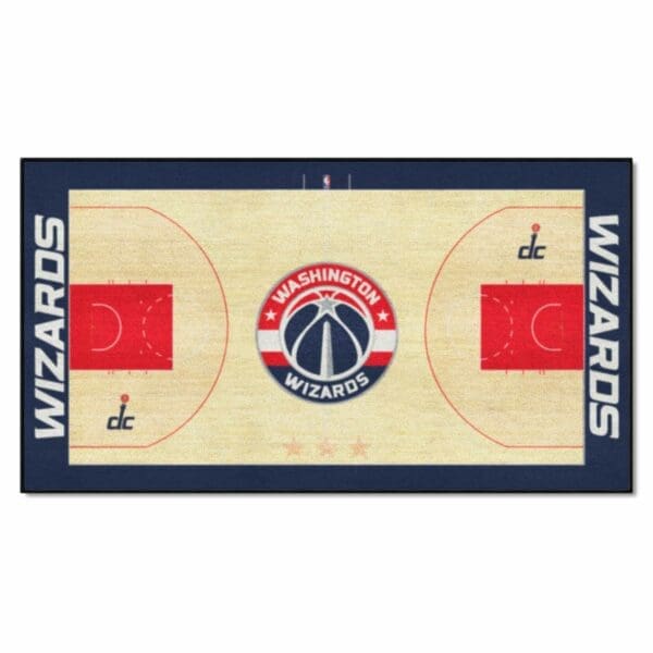 Washington Wizards Large Court Runner Rug 30in. x 54in. 9434 1 scaled