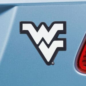 West Virginia Mountaineers 3D Chrome Metal Emblem
