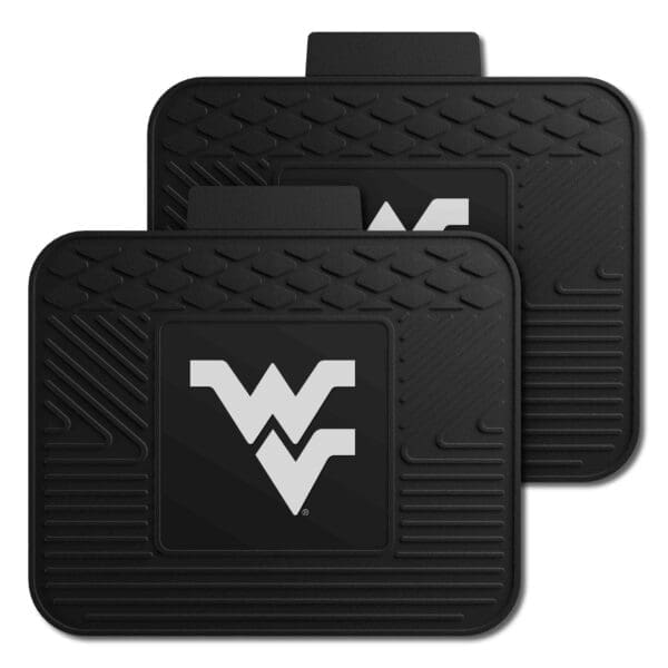 West Virginia Mountaineers Back Seat Car Utility Mats 2 Piece Set 1 scaled