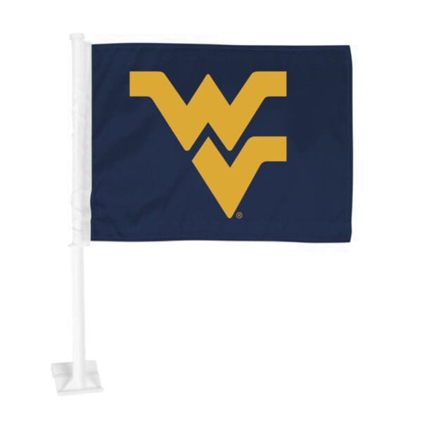 West Virginia Mountaineers Car Flag Large 1pc 11 x 14 1