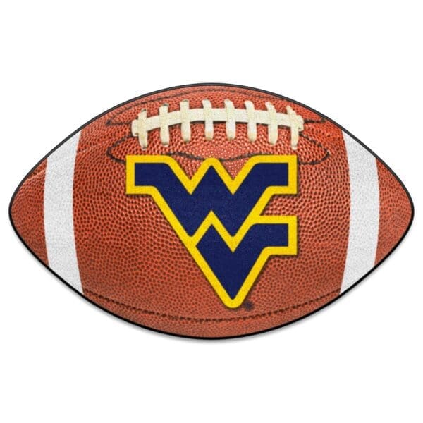 West Virginia Mountaineers Football Rug 20.5in. x 32.5in 1 scaled