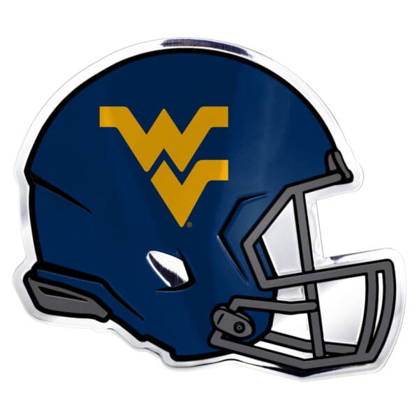 West Virginia Mountaineers Heavy Duty Aluminium Helmet Emblem 1