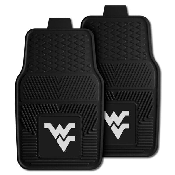 West Virginia Mountaineers Heavy Duty Car Mat Set 2 Pieces 1 scaled