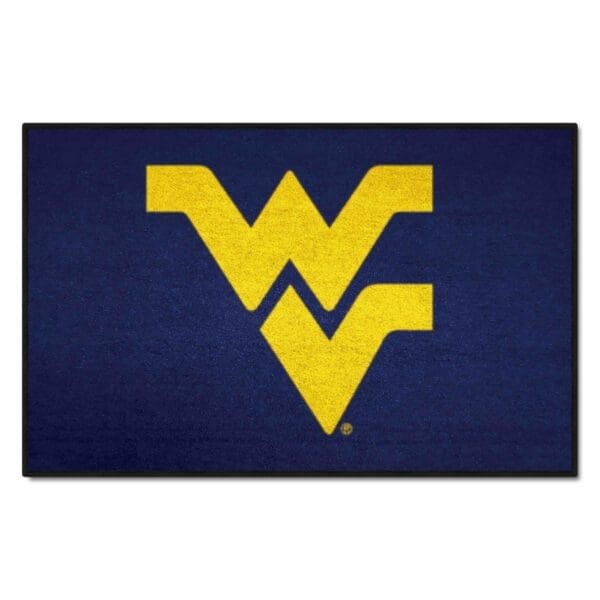 West Virginia Mountaineers Starter Mat Accent Rug 19in. x 30in 1 scaled