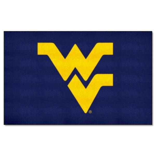 West Virginia Mountaineers Ulti Mat Rug 5ft. x 8ft 1 scaled