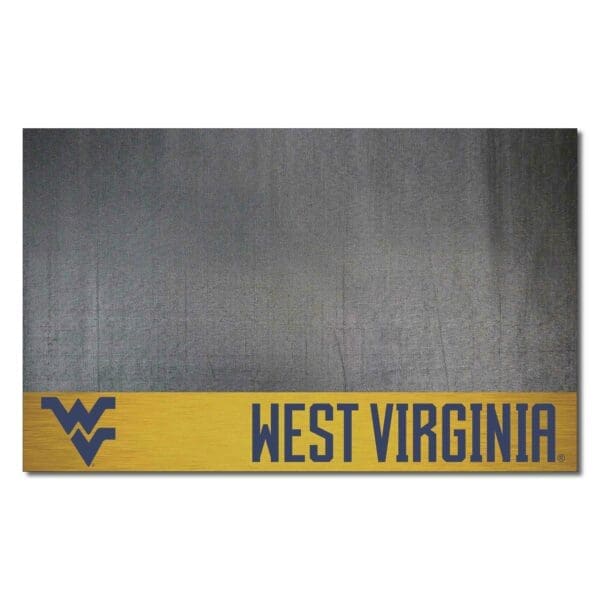 West Virginia Mountaineers Vinyl Grill Mat 26in. x 42in 1 scaled
