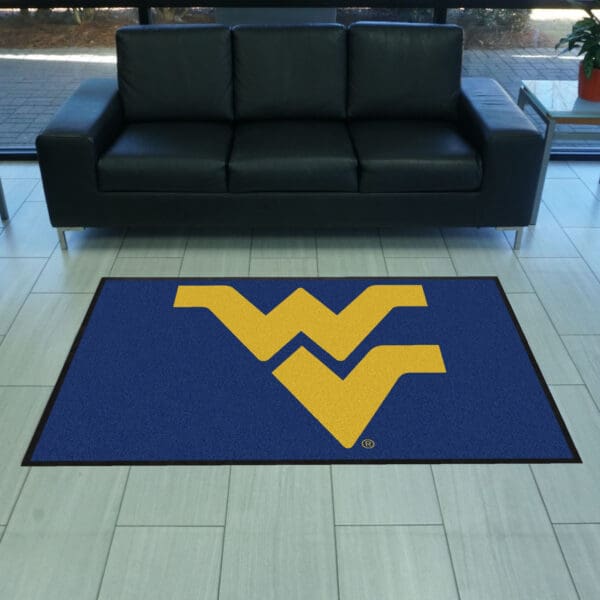 West Virginia4X6 High-Traffic Mat with Durable Rubber Backing - Landscape Orientation