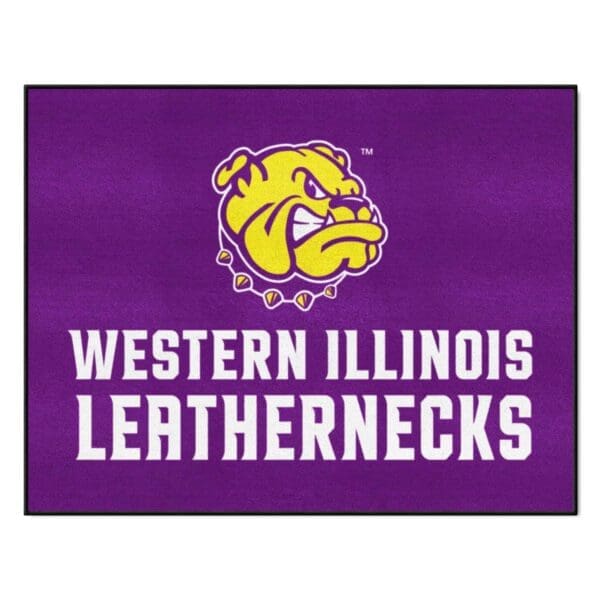 Western Illinois Leathernecks All Star Rug 34 in. x 42.5 in 1 scaled