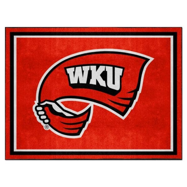 Western Kentucky Hilltoppers 8ft. x 10 ft. Plush Area Rug 1 scaled