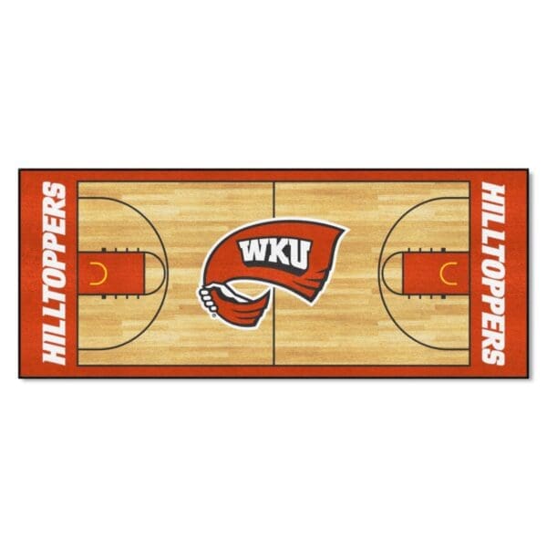Western Kentucky Hilltoppers Court Runner Rug 30in. x 72in 1 scaled