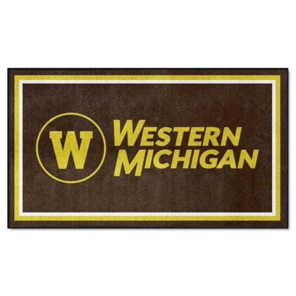 Western Michigan Broncos 3ft. x 5ft. Plush Area Rug 1 scaled