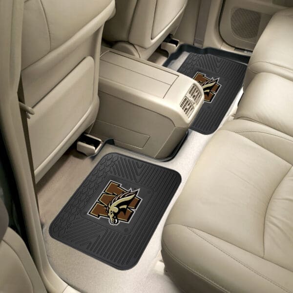 Western Michigan Broncos Back Seat Car Utility Mats - 2 Piece Set