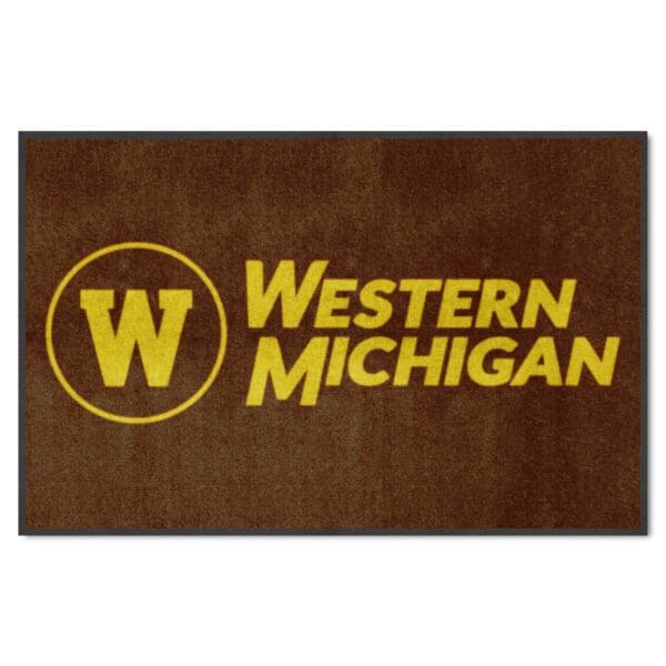 Western Michigan4X6 High Traffic Mat with Durable Rubber Backing Landscape Orientation 1 scaled
