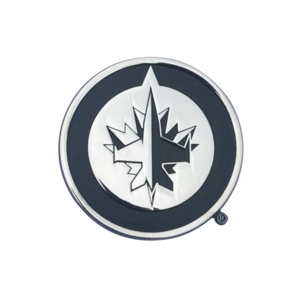 Winnipeg Jets 3D Chrome Metal Emblem 17010 1