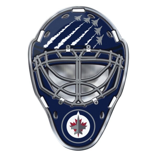 Winnipeg Jets Heavy Duty Aluminium Helmet Emblem 60740 1