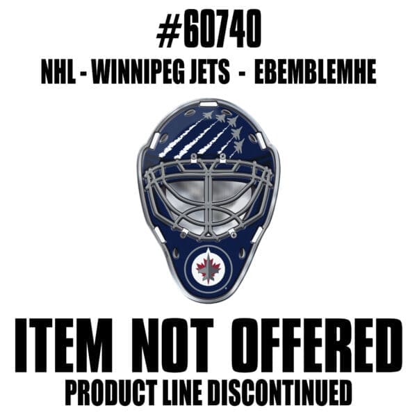 Winnipeg Jets Heavy Duty Aluminium Helmet Emblem-60740