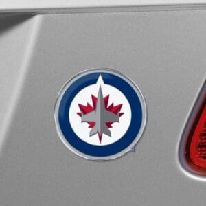 Winnipeg Jets Heavy Duty Aluminum Embossed Color Emblem-60506