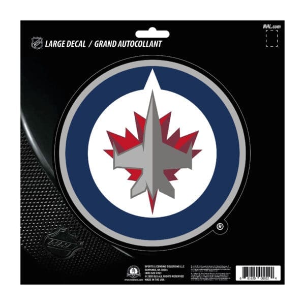 Winnipeg Jets Large Decal Sticker 30849 1