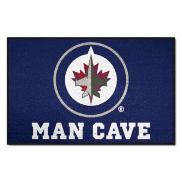 Winnipeg Jets Man Cave Starter Mat Accent Rug 19in. x 30in. 14506 1 scaled