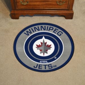 Winnipeg Jets Roundel Rug - 27in. Diameter-18891
