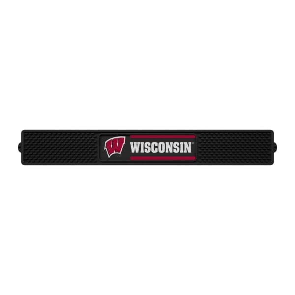 Wisconsin Badgers Bar Drink Mat 3.25in. x 24in 1 scaled