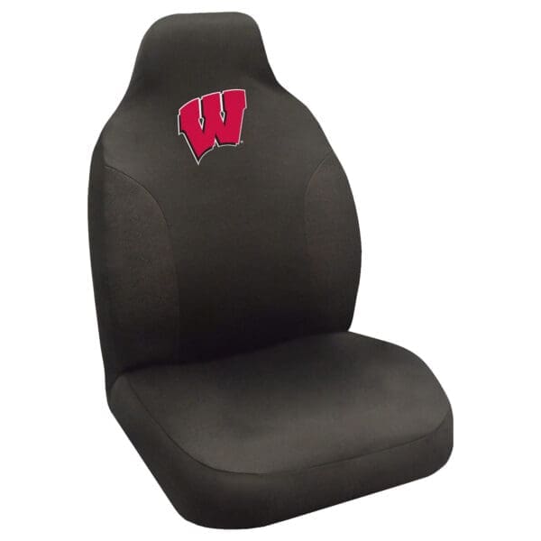 Wisconsin Badgers Embroidered Seat Cover 1