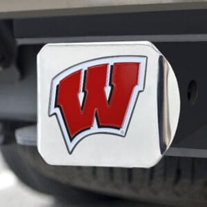 Wisconsin Badgers Hitch Cover - 3D Color Emblem