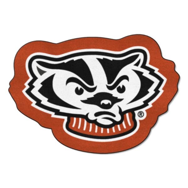 Wisconsin Badgers Mascot Rug 1 scaled