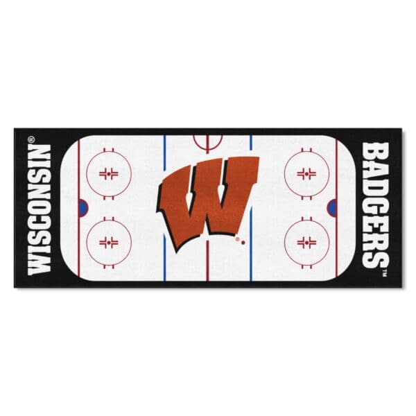 Wisconsin Badgers Rink Runner 30in. x 72in 1 scaled