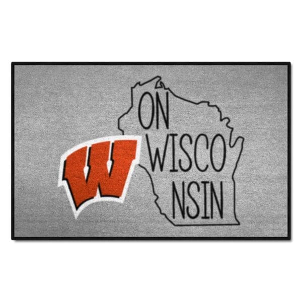 Wisconsin Badgers Southern Style Starter Mat Accent Rug 19in. x 30in 1 scaled