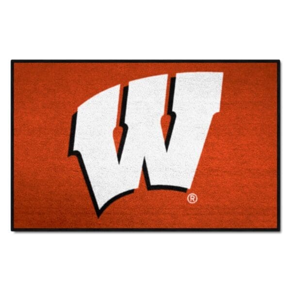 Wisconsin Badgers Starter Mat Accent Rug 19in. x 30in 1 1 scaled