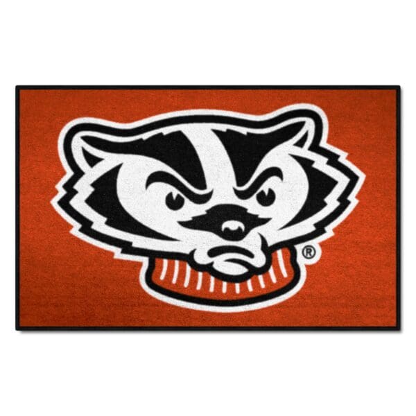Wisconsin Badgers Starter Mat Accent Rug 19in. x 30in 1 2 scaled