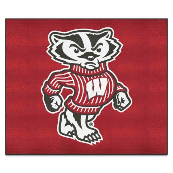 Wisconsin Badgers Tailgater Rug 5ft. x 6ft 1 2 scaled