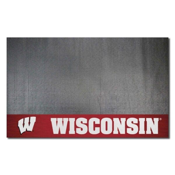Wisconsin Badgers Vinyl Grill Mat 26in. x 42in 1 scaled