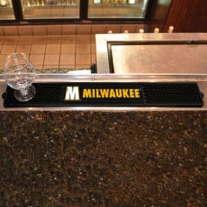 Wisconsin-Milwaukee Panthers Bar Drink Mat - 3.25in. x 24in.