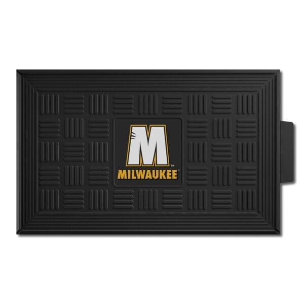 Wisconsin Milwaukee Panthers Heavy Duty Vinyl Medallion Door Mat 19.5in. x 31in 1 scaled